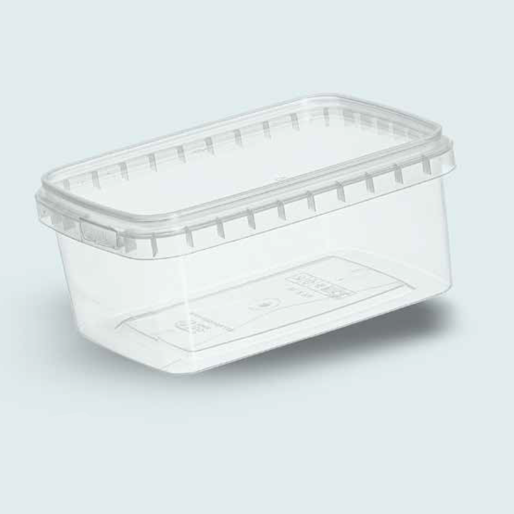 Rectangular Food Container with Lid 550 cc