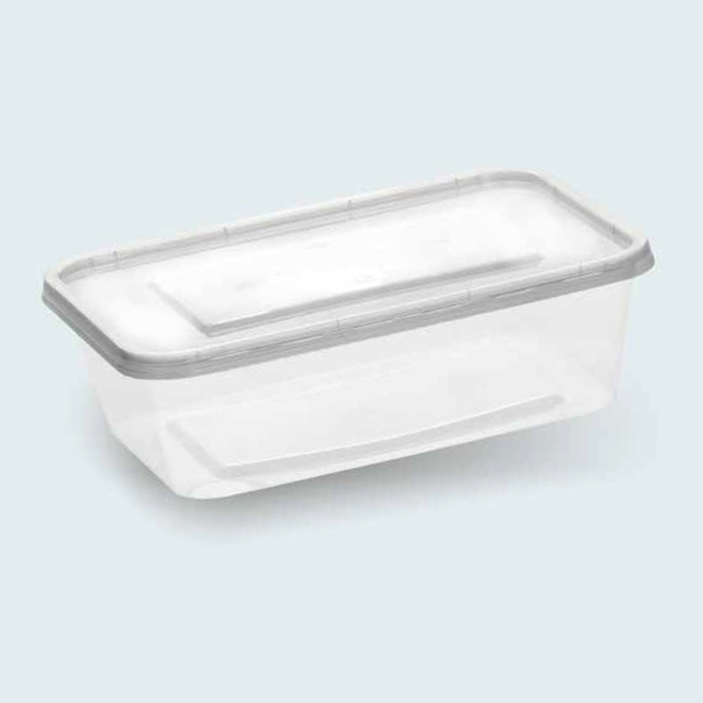 Rectangular Food Container with Lid 750 cc