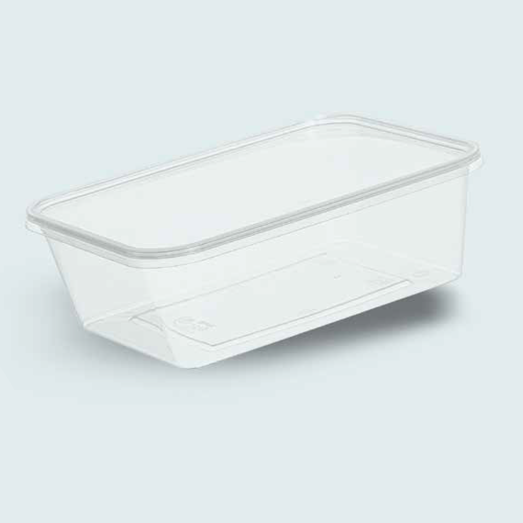 Rectangular Food Container with Lid 1500 cc