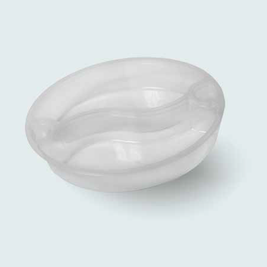 2 Compartments Round divider 400 cc