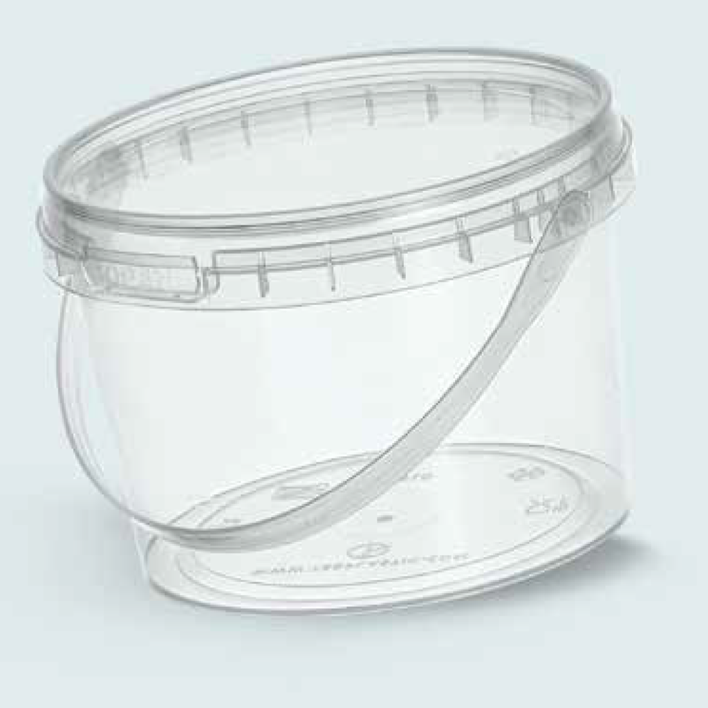 Bucket with Lid & Handle 610 cc