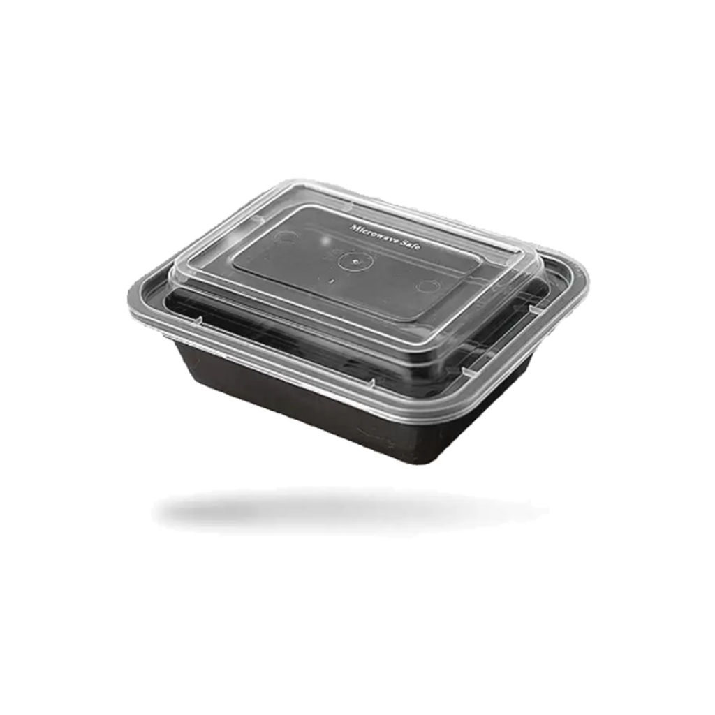 Rectangular Super Fresh Delivery with Lid 350 cc